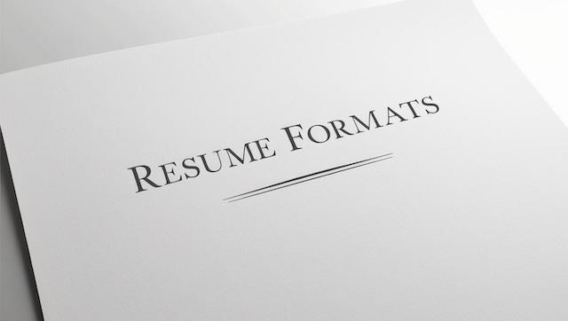 5 Resume Formats and When to Use Them